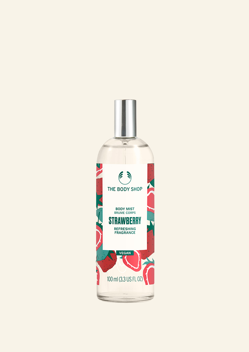 Harga Body Mist Tbs Strawberry Body Mist 100ml The Body Shop Indonesia
