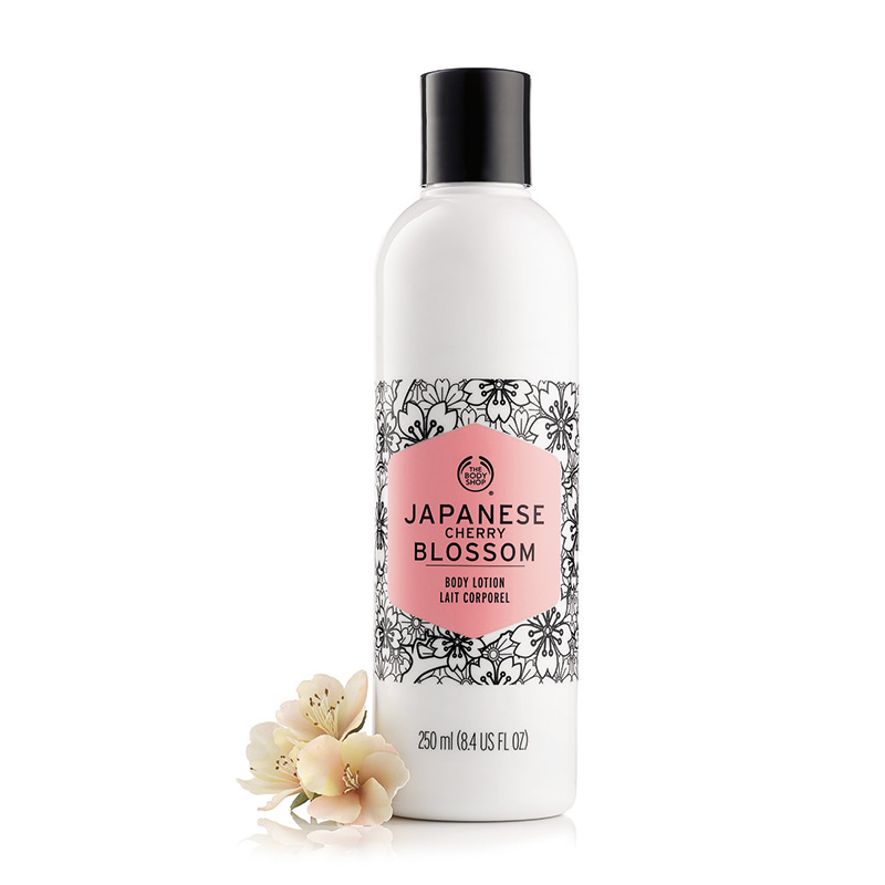 Voyage Japanese Cherry Blossom Body Lotion 250ml | The Body Shop