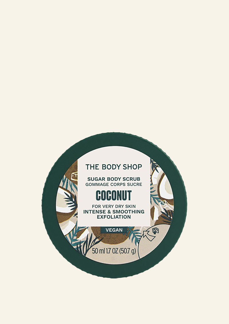 Coconut Body Scrub 50ml The Body Shop Indonesia Coconut Body Scrub 50ml The Body Shop Indonesia